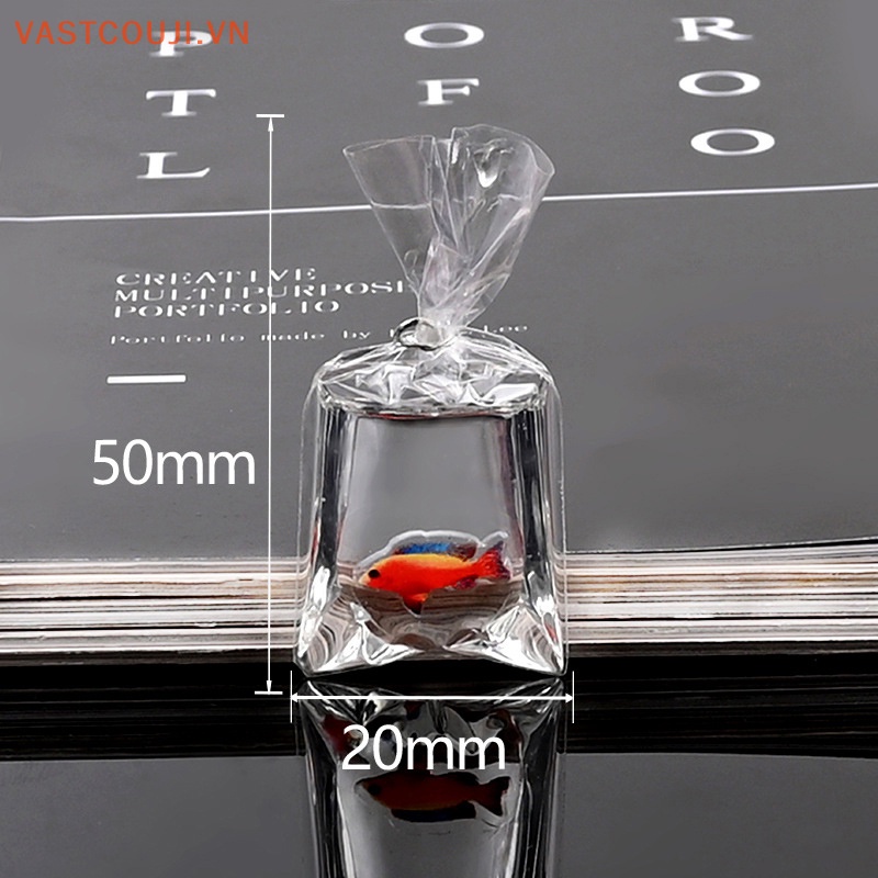 Bộ 5 Túi Đựng Cá Bằng Nhựa Trong Suốt Cỡ Nhỏ Tiện Dụng