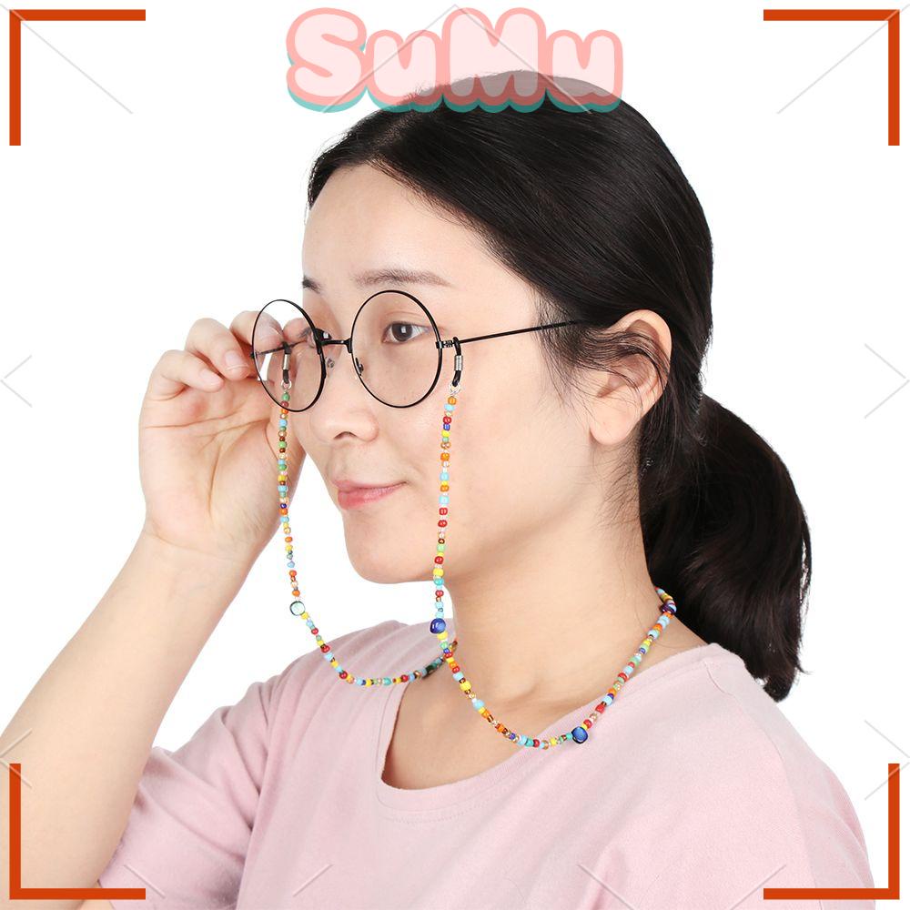 SUMU Dây Chuỗi Hạt Đeo Mắt Kính Nhiều Màu Ngọt Ngào
