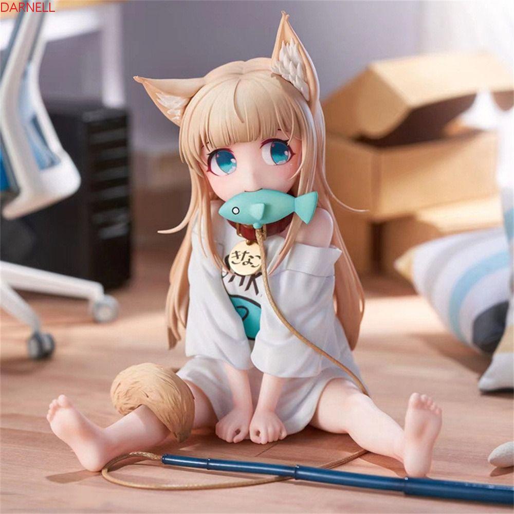 DARNELL Mô Hình Búp Bê Cô Gái Anime 13cm Bằng Nhựa PVC