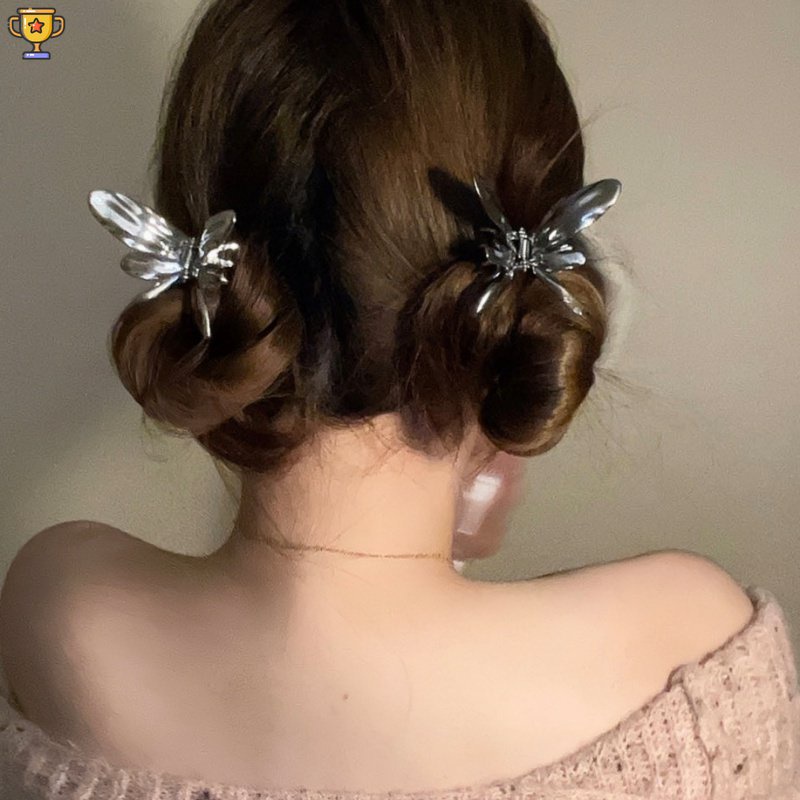 Kẹp Tóc Hình Nơ / Bướm / Cua Thời Trang Hàn Quốc vintage Phổ Biến Hợp Xu Hướng kpop Mới