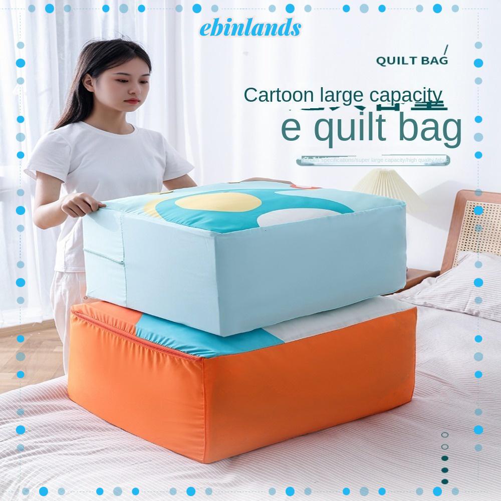 EBINLANDS Túi Xách Du Lịch Cỡ Lớn Chất Liệu Cotton Cao Cấp Tiện Lợi Dễ Sử Dụng