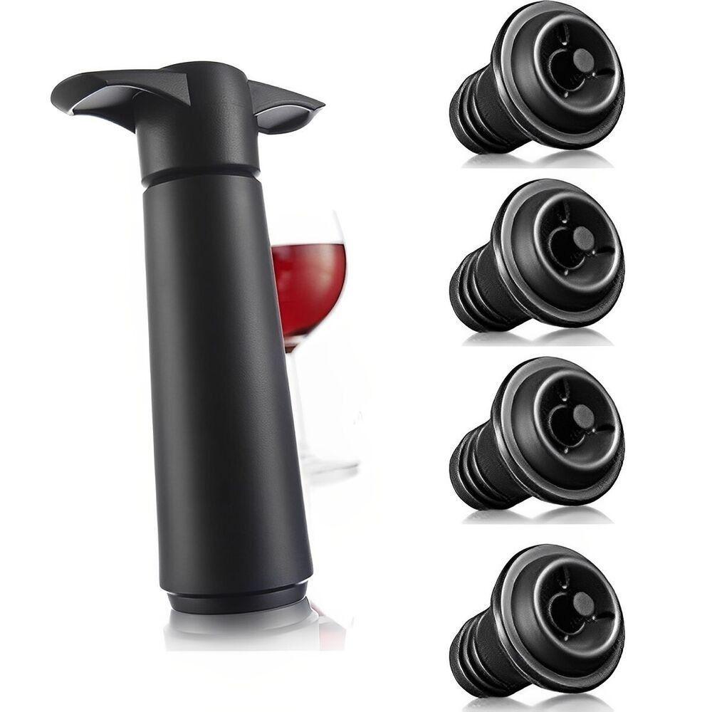 1 Dụng Cụ Mở Nắp Chai Rượu Vang Bằng Silicone Và Thép Không Gỉ TPE