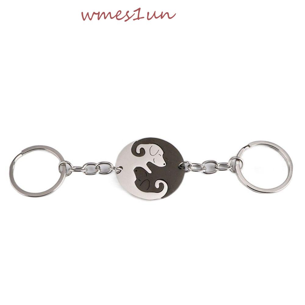 WMES15H 1 Cặp Móc Khóa Hình Mèo Dễ Thương