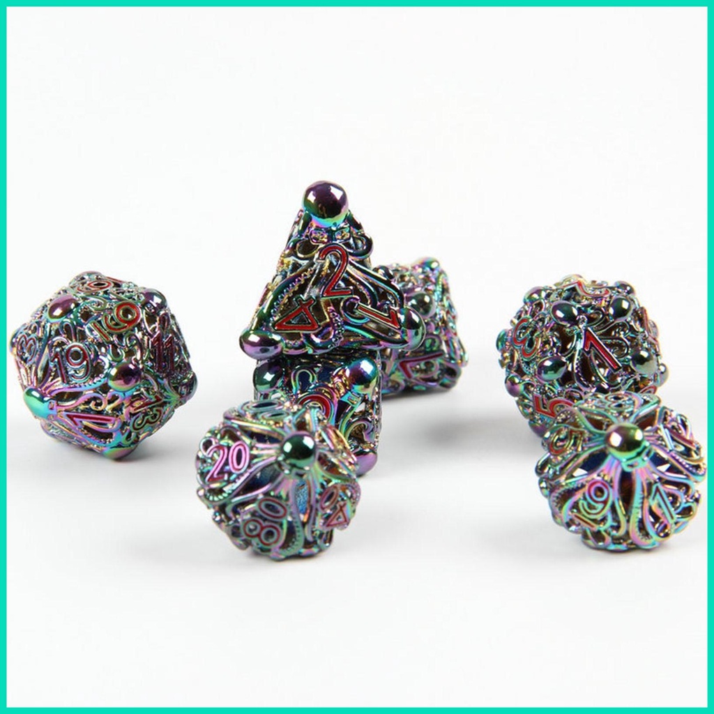 Set 7 Thẻ Trò Chơi Đóng Vai Rồng Bằng Polyhedral
