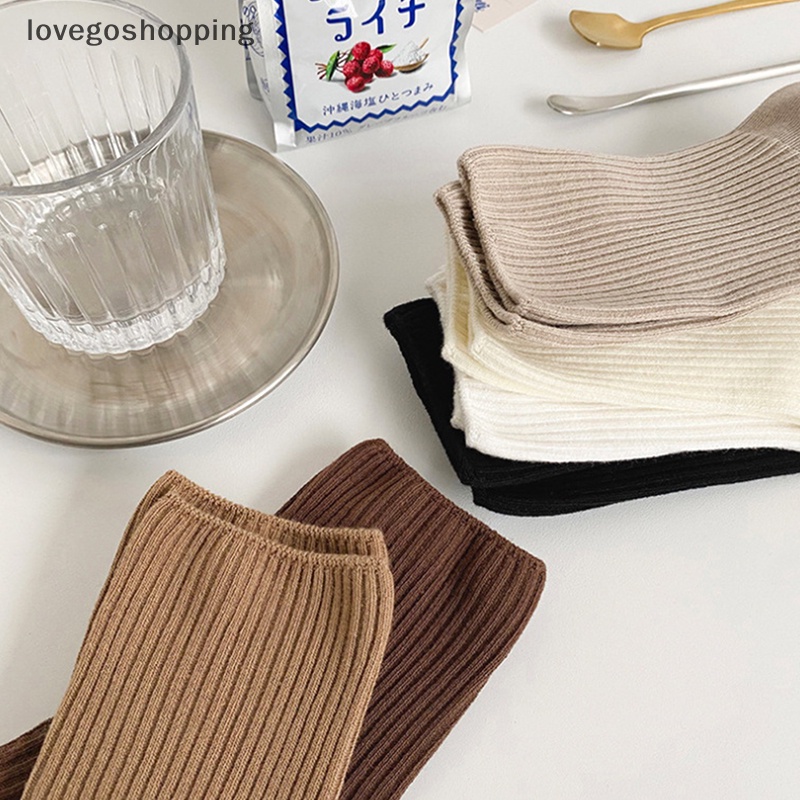 Vớ Cotton Dày Dặn Giữ Ấm Thời Trang Thu Đông Cho Nữ