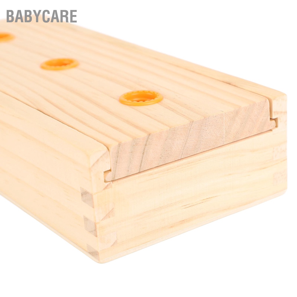 Babycare Đồ chơi xếp chồng phân loại bằng gỗ cho bé trai gái Stacker Shape Nhận dạng màu sắc Giáo dục hình học