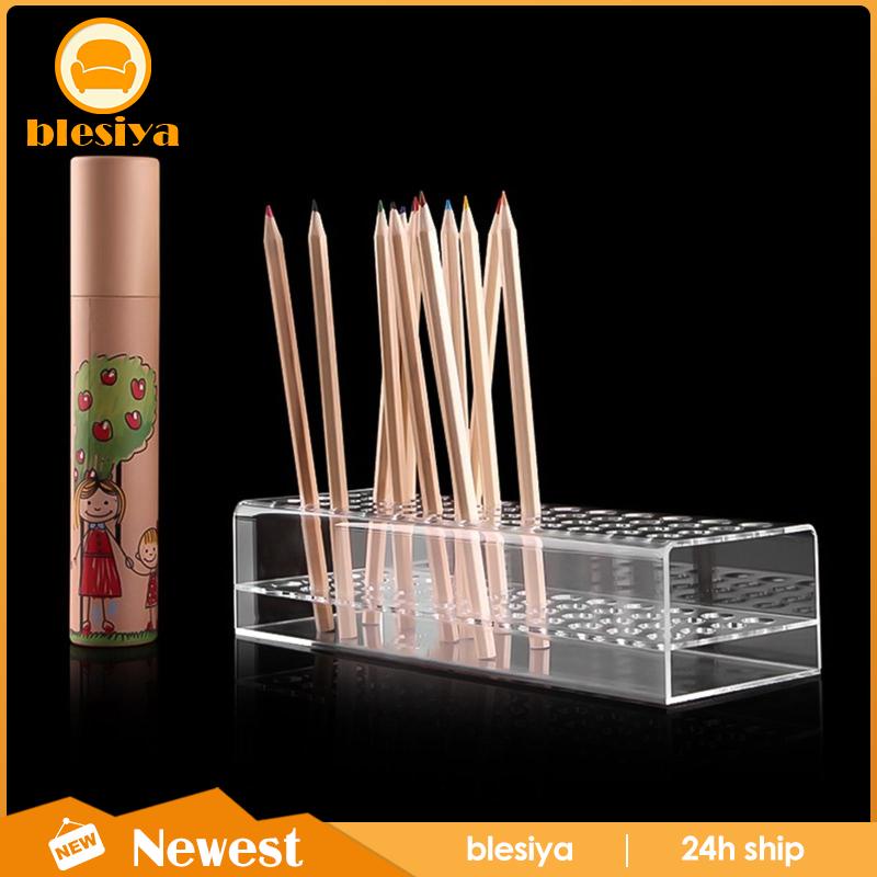 Giá Đỡ Bút Bằng Acrylic Trong Suốt Tiện Dụng Cho Trường Học / Văn Phòng