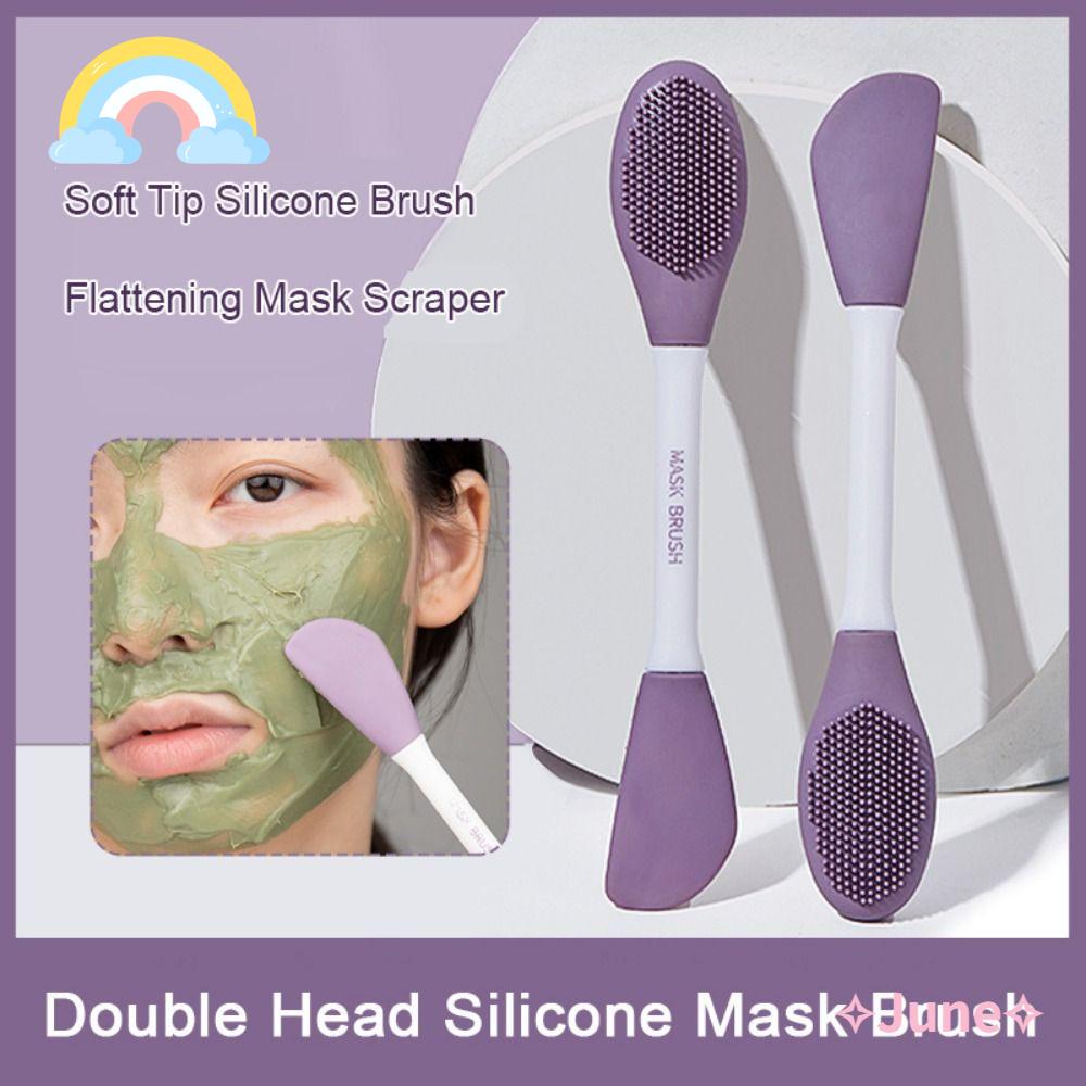 Set 3 Cọ Trang Điểm Hai Đầu Bằng Silicon Gel Mềm Chăm Sóc Da Mặt Làm Đẹp Cho Nữ