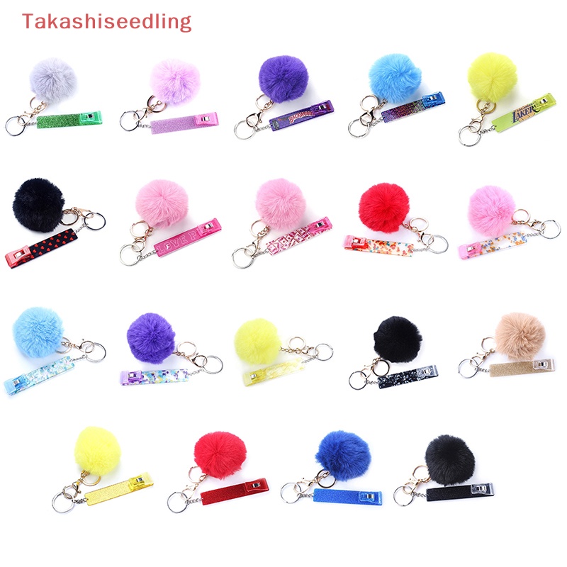 (Takashiseedling) Kẹp Thẻ Tín Dụng ATM Có Móc Khóa Dài Kẹp Dây Thắt Lưng