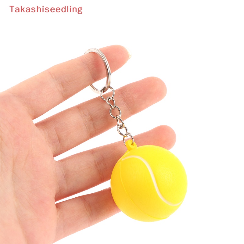 Móc Khóa Hình Quả Bóng Tennis Dễ Thương