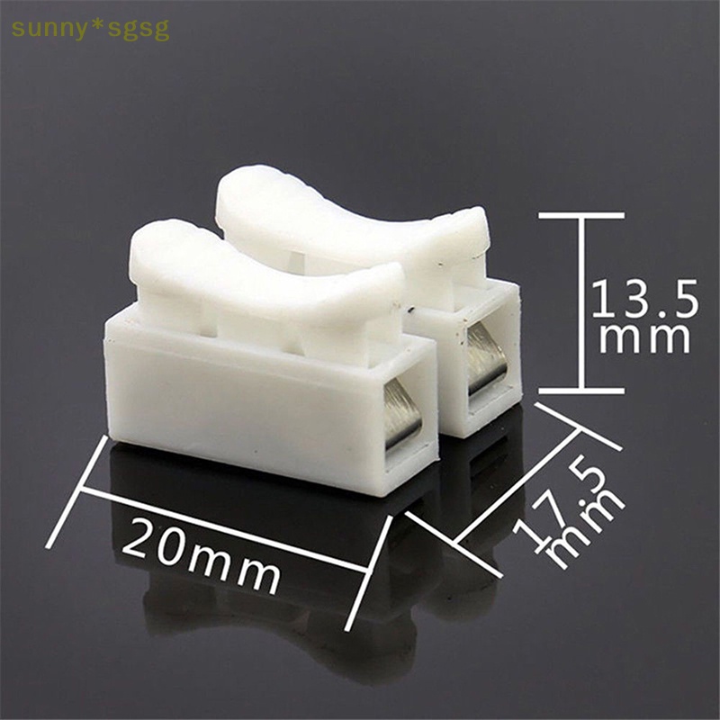 Sunny * SGSG 30 cái điện cáp kết nối nhanh chóng mối nối khóa dây thiết bị đầu cuối tự khóa mới