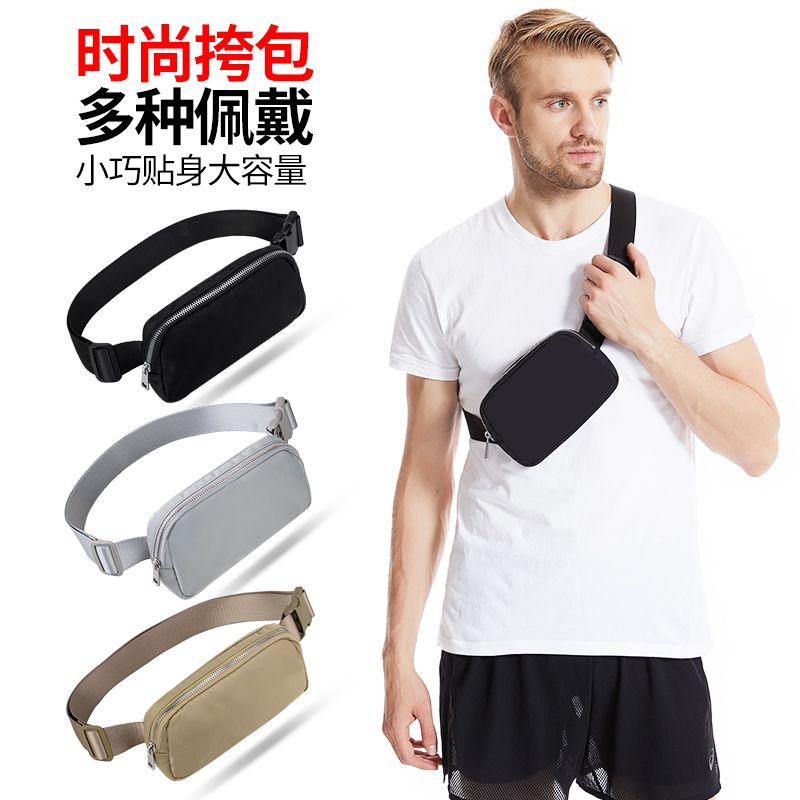 Túi Đeo Hông / Chéo Ngực Đựng Điện Thoại Bằng Nylon Chống Thấm Nước Đa Năng Cho Nữ