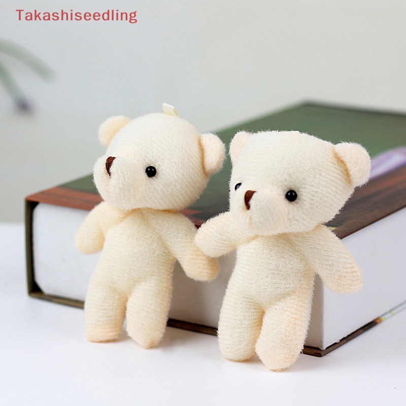 Móc Khóa Hình Gấu Nhồi Bông Mềm Mại Đáng Yêu