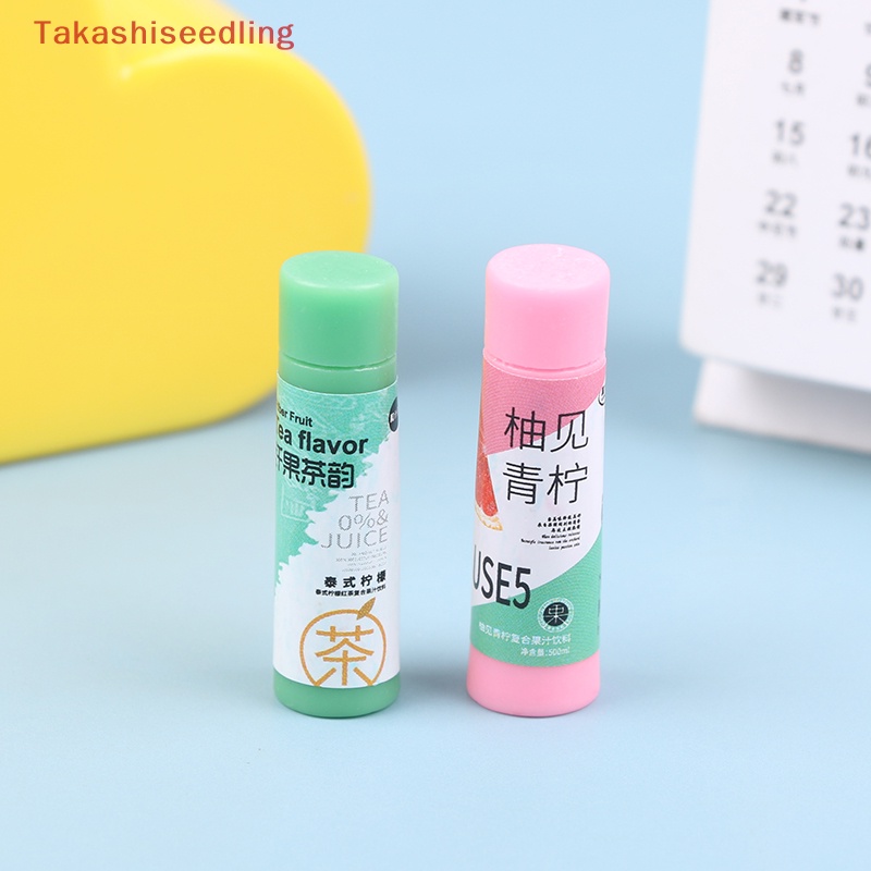 Set 5 Mô Hình Bình Trà Sữa / Trái Cây Trang Trí Nhà Búp Bê