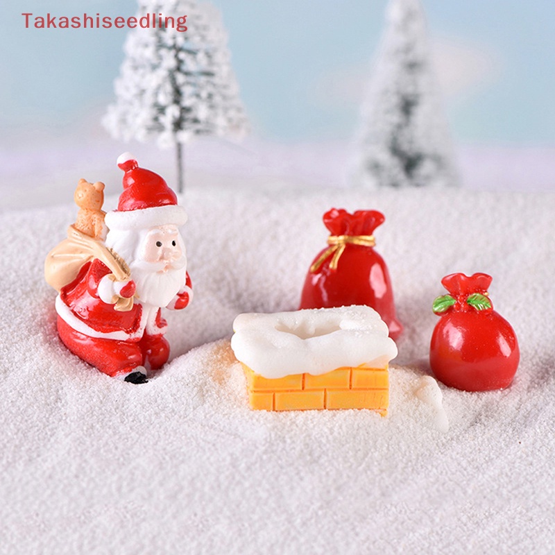 Mô Hình Ông Già Noel / Người Tuyết Mini Trang Trí Cây Thông Giáng Sinh DIY