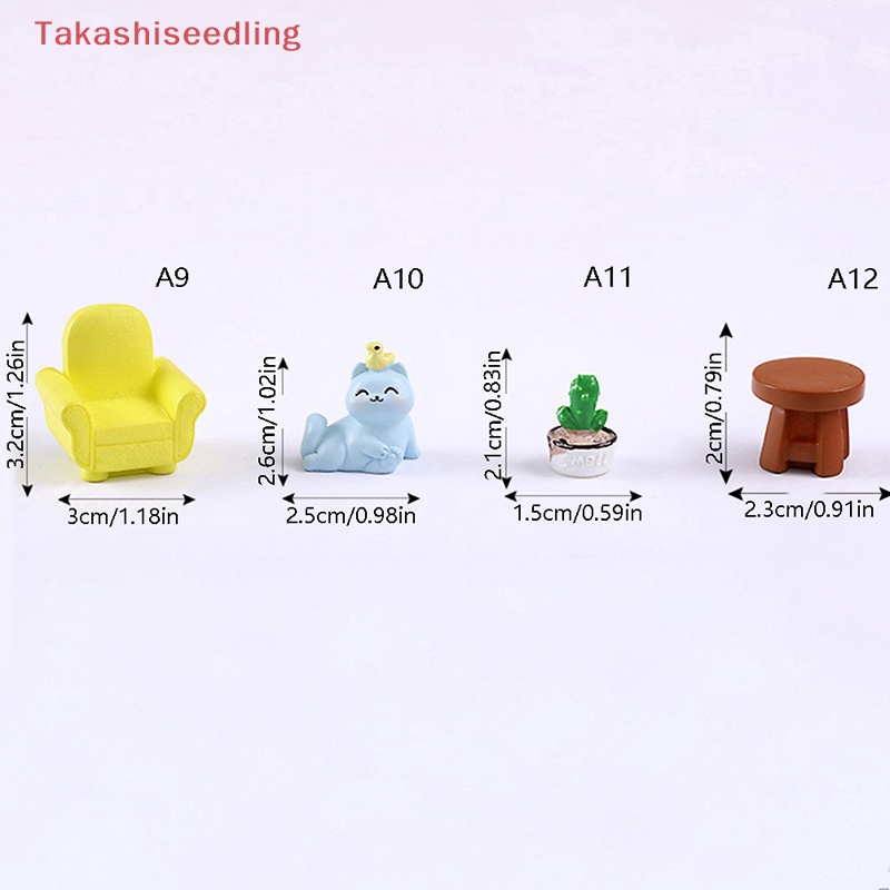 Mô Hình Chú Mèo Mini Dùng Trang Trí Sân Vườn