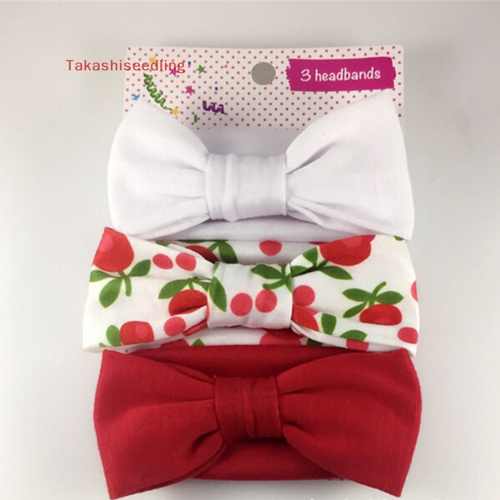 Set 3 Băng Đô Nơ Xinh Xắn Cho Bé Gái