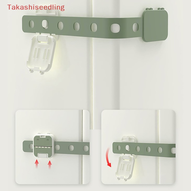 Khóa Cửa Tủ Lạnh / Ngăn Kéo Bằng Nhựa Bảo Vệ An Toàn Cho Bé