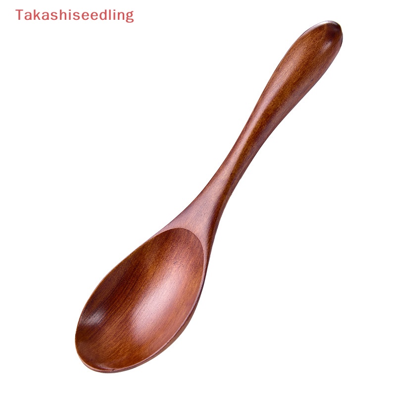 (Takashiseedling) Bộ Muỗng Súp Ăn Súp Bằng Elip Tự Nhiên Thân Thiện Với Môi Trường