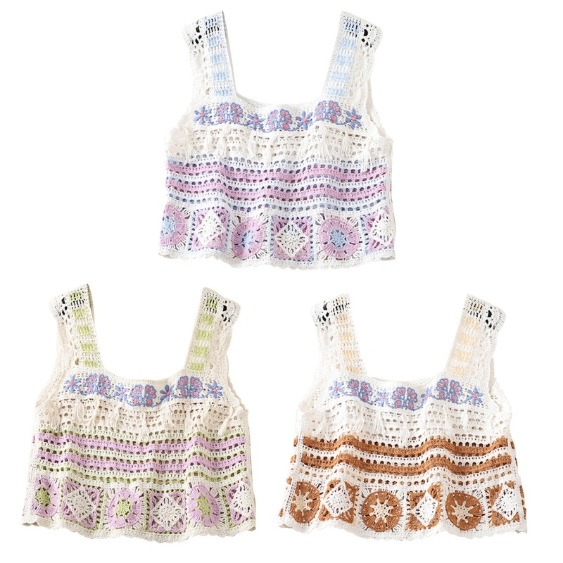 Áo Dệt Kim Sát Nách Thời Trang Mùa Hè Cho Nữ