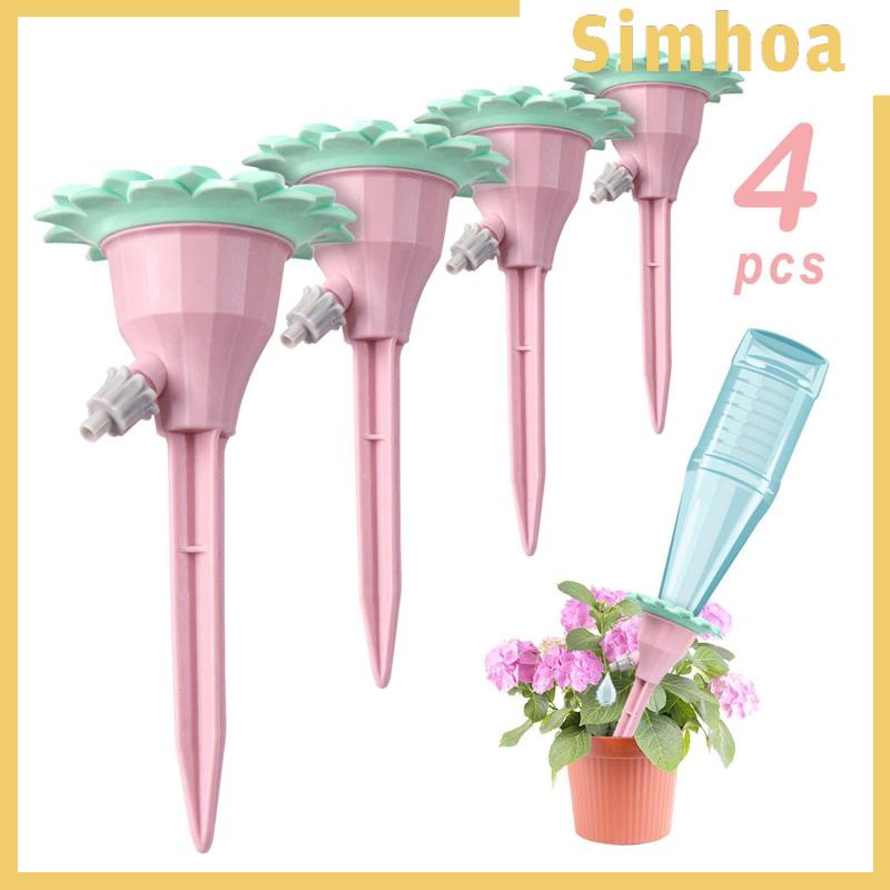 Set 4 Đầu Tưới Nước Tự Động Gắn Giỏ Cây Sân Vườn