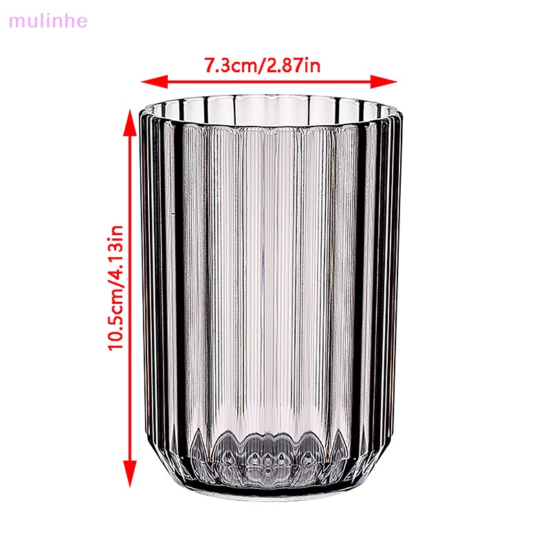 Cốc Đánh Răng Bằng Nhựa Trong Suốt Tiện Dụng Cho Gia Đình