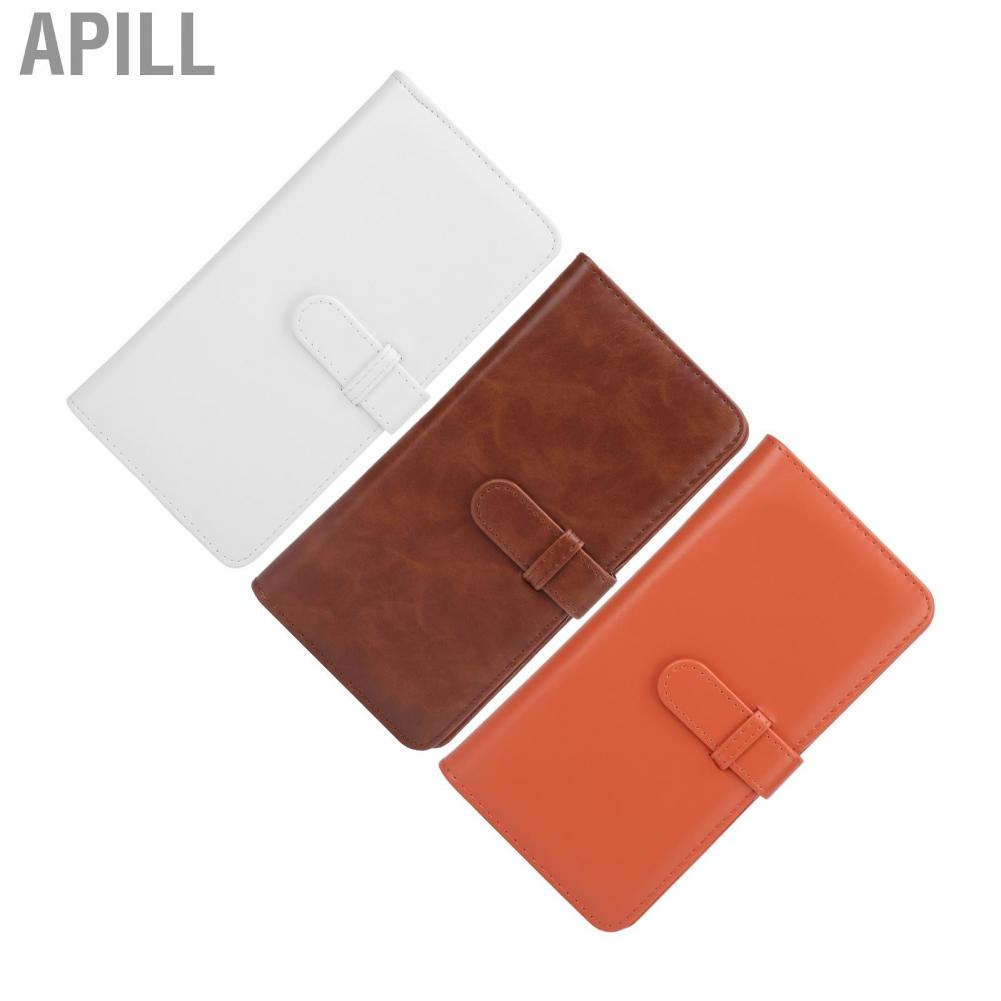 Apill PU Cover Photo Album  80 Delicate Buckle and Simple Operation Photos  for Home Bedroom