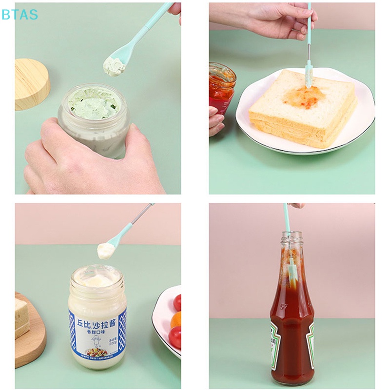 Muỗng Silicone Mini Hai Đầu Dùng Múc Kem Trang Điểm