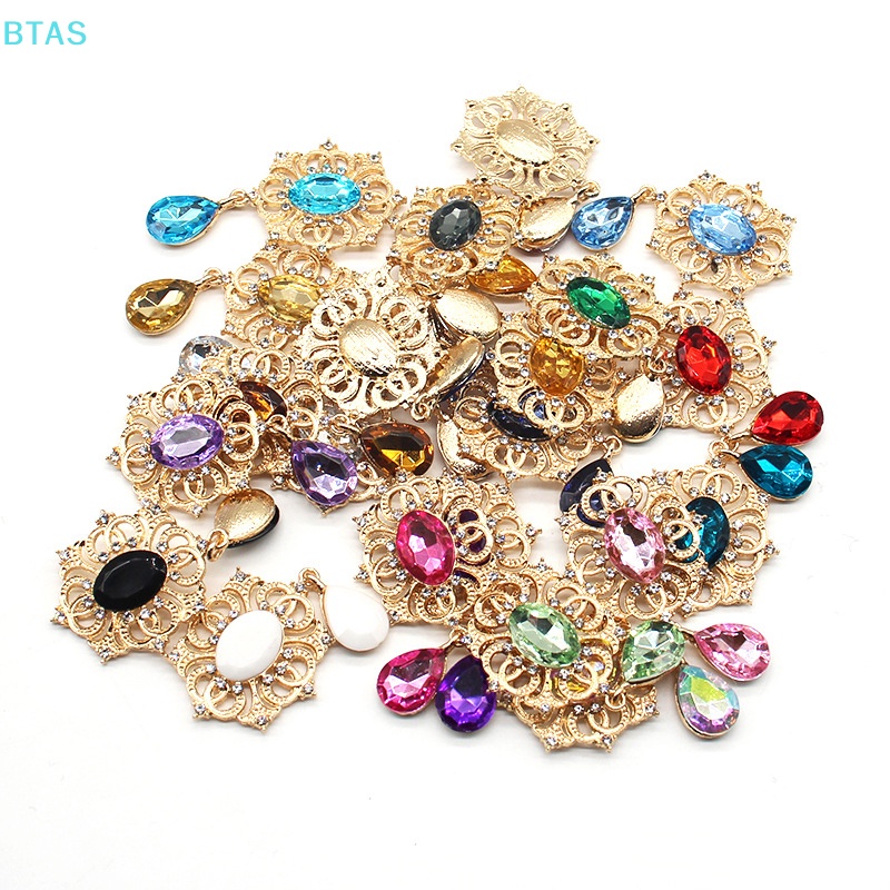 Ghim Cài Áo Hợp Kim 28 * 49mm Đính Đá Nhân Tạo Thời Trang