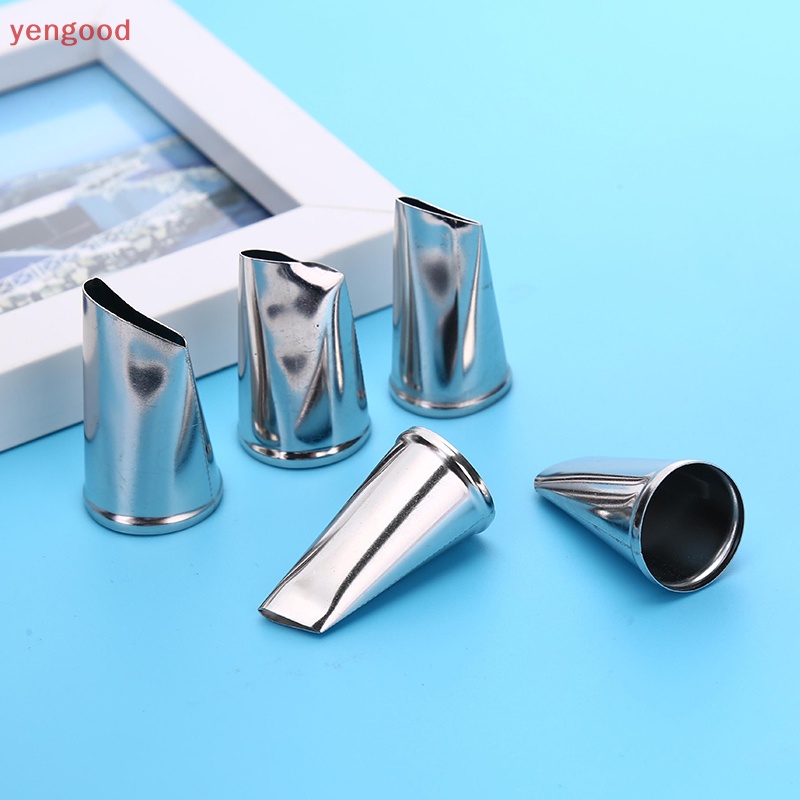 Set 5 Đuôi Bắt Bông Kem Hình Hoa Hồng Trang Trí Bánh