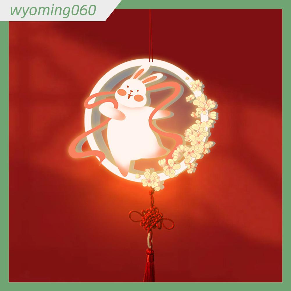 Wyoming060 Trung Quốc Lễ Hội Mùa Xuân Thỏ Đèn Lồng Tự Làm Thủ Công Năm 2023 Của Cầm Tay Cho Trẻ Em Quà Tặng