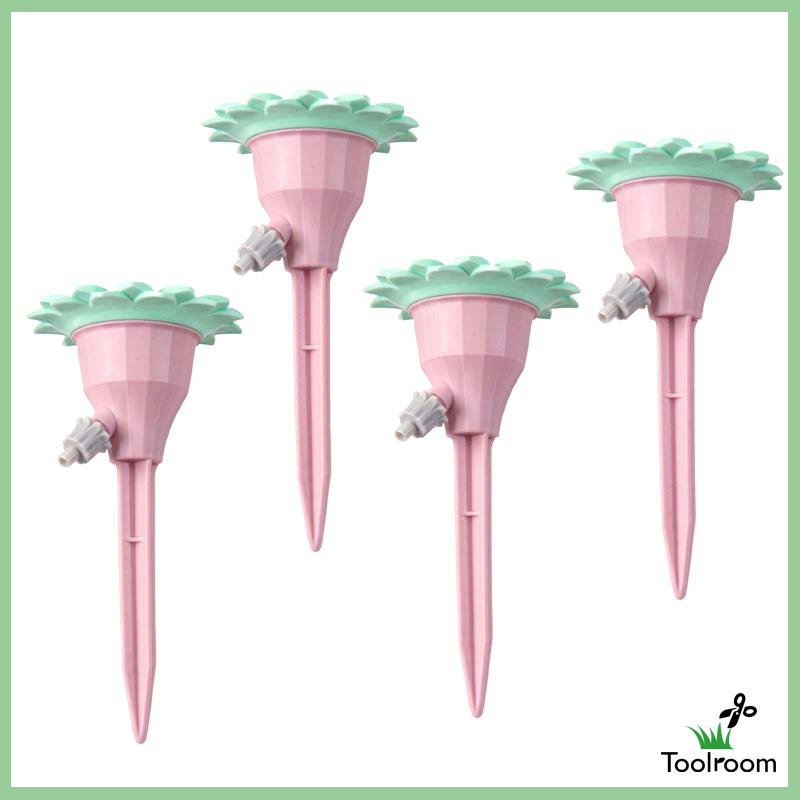 Set 4 Đầu Tưới Nước Tự Động Gắn Giỏ Cây Sân Vườn