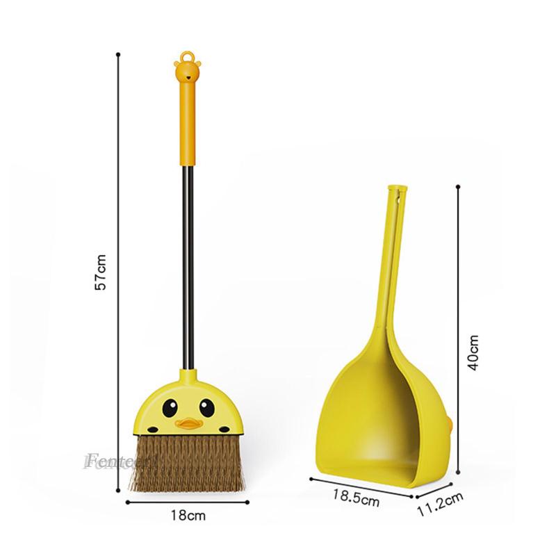 1] Bộ Chổi Và Đồ Hốt Rác Mini Dành Cho Trẻ Em Chơi Trong Nhà