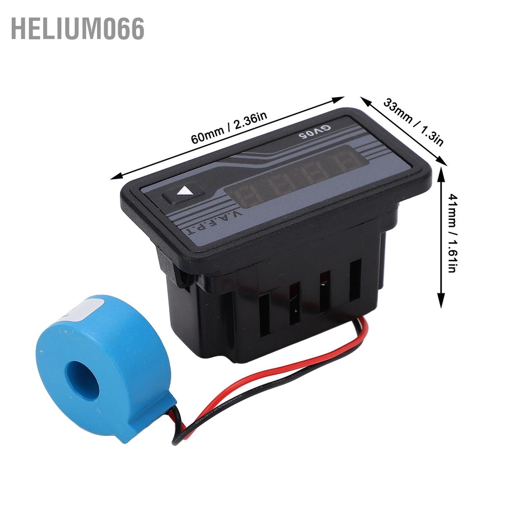 Helium066 Máy Phát Điện Vôn Kế Đo Đa Năng 6 Trong 1 Kiểm Tra Dòng Hiển Thị Kỹ Thuật Số 220V