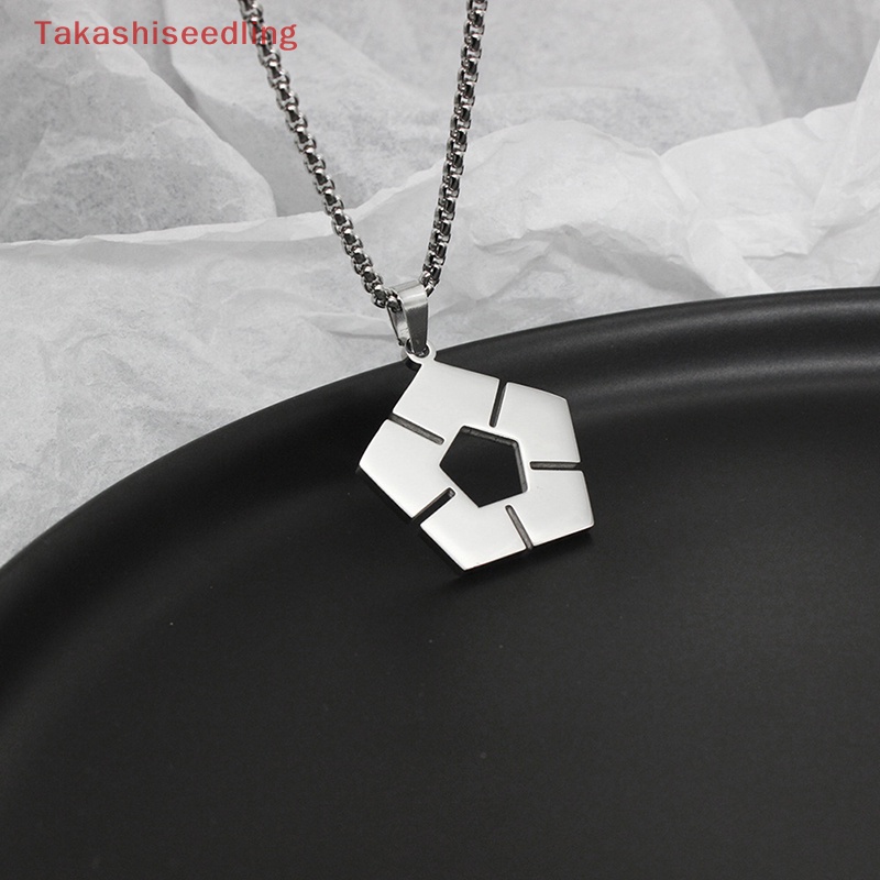 (Takashiseedling) Vòng cổ Mặt Hình Quả Bóng Đá Bằng Thép Không Gỉ Màu Bạc Thời Trang Sáng Tạo Cho Nữ