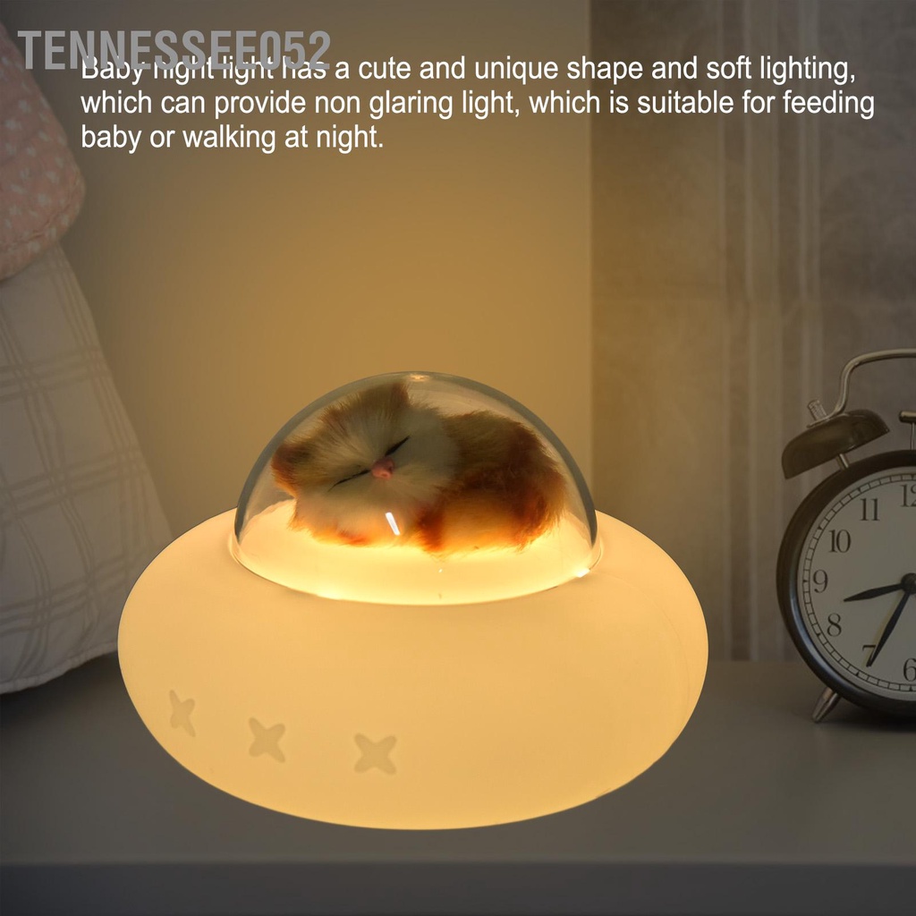 Tennessee052 Đèn Ngủ Mini Sạc USB Cảm Ứng Đổi Màu Bàn LED Trang Trí Phòng Tại Nhà 300lm