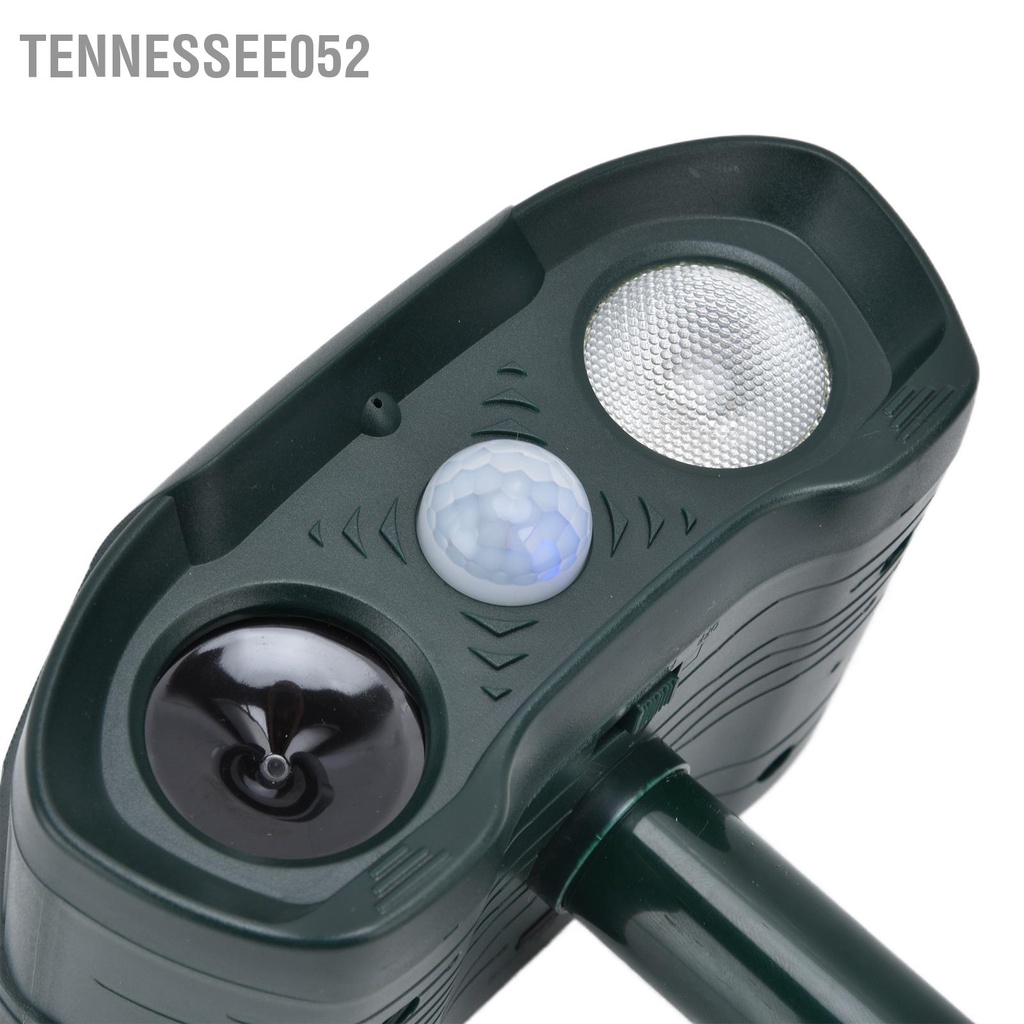 Tennessee052 Máy Đuổi Động Vật Siêu Âm Chạy Bằng Năng Lượng Mặt Trời Chó Mèo Chuột Cho Sân Nhà Để Xe Thượng 5V