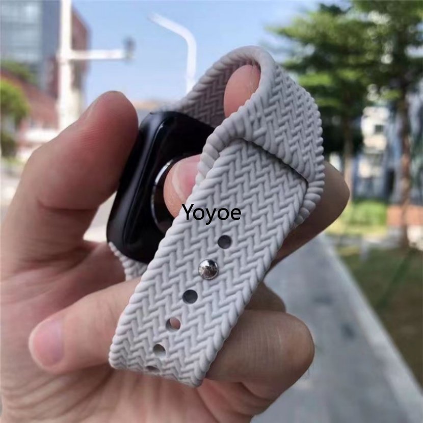 Dây Đeo Đồng Hồ Bằng Silicone Cho Apple Watch Band 44mm 45mm 49mm 40mm 41mm 42mm 38mm 7 3 4 5 SE 6 8 Ultra