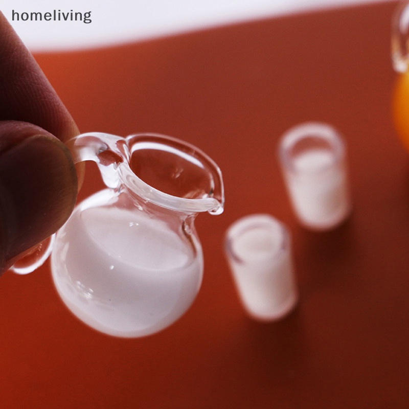 Set 3 Bình Nước Ép Trái Cây Mini Trang Trí Nhà Búp Bê