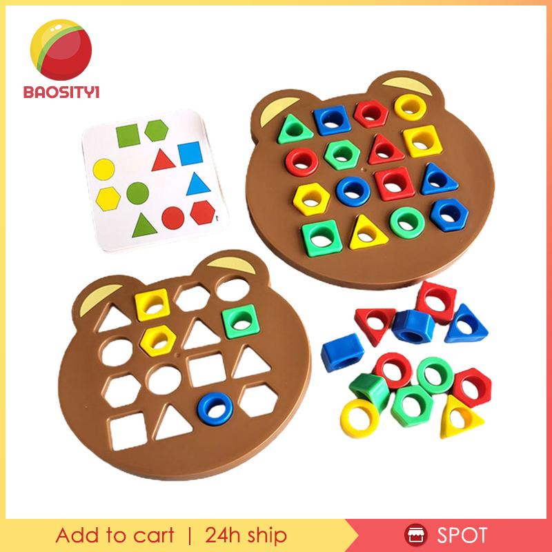 [Baosity1] Bộ Đồ Chơi Ghép Hình Khối Ghép Hình Phù Hợp Với Bé Gái Mẫu Giáo