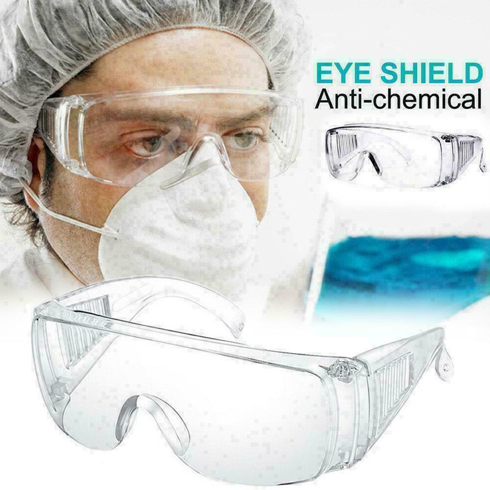 =Christmas=Anti-Fog Goggles Plastic Frame Adult Labor Protection Mirror PC Dust-Proof