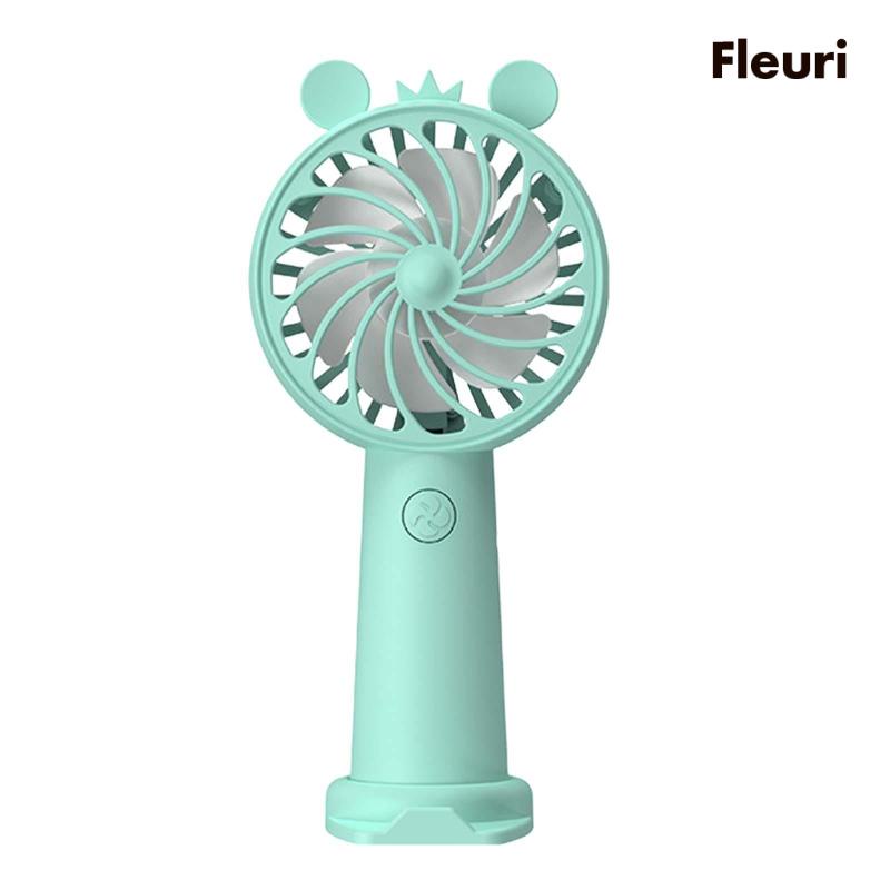 Quạt Làm Mát Cá Nhân [Fleurir] Đế Điện Thoại Ít Ồn Nhỏ Gọn Cho Nhà Bếp / Văn Phòng