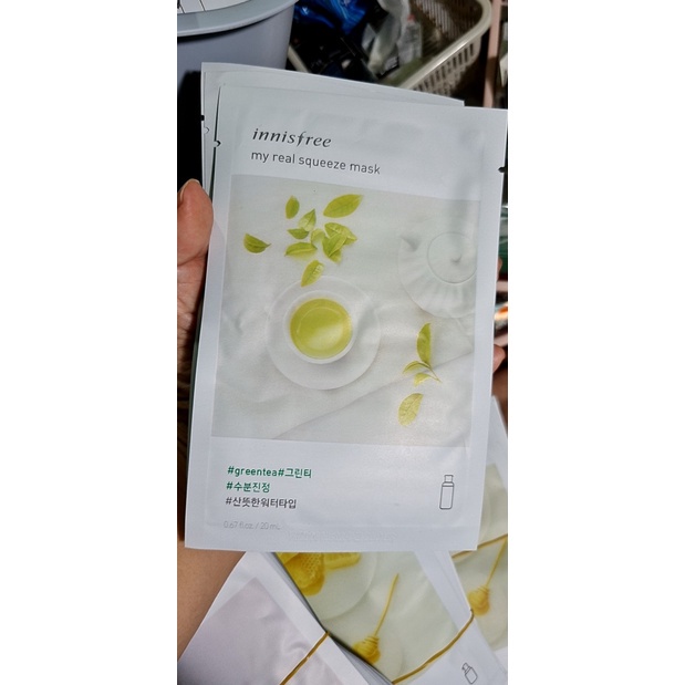 Combo 10 miếng mặt nạ Innisfree Hàn Quốc giá sỉ