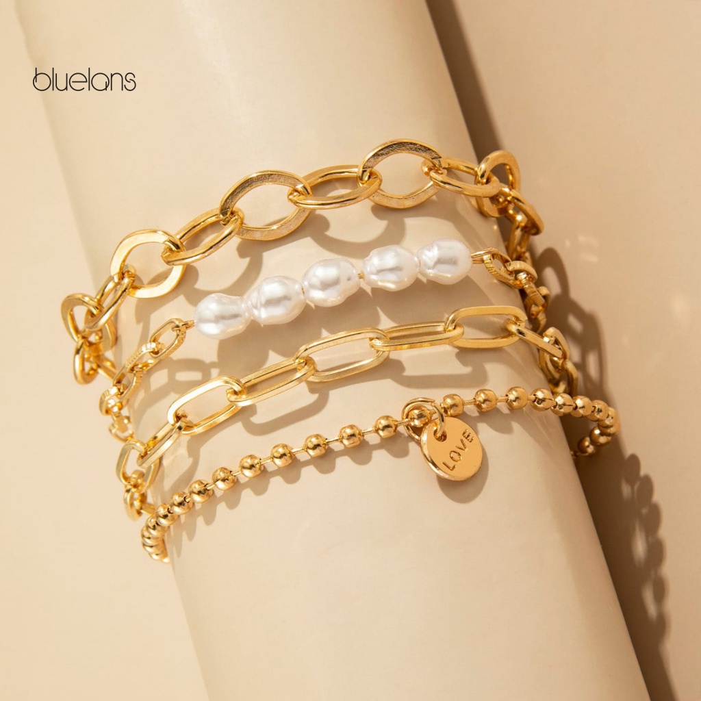 Bộ 3 Vòng Đeo Tay Phong Cách Bohemian Thời Trang Cho Nữ