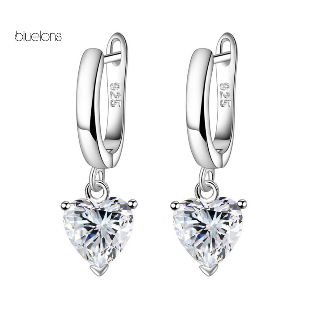 1 Bộ Vòng cổ + Nhẫn + Bông Tai Mở Hình Trái Tim Nhiều Màu Thời Trang