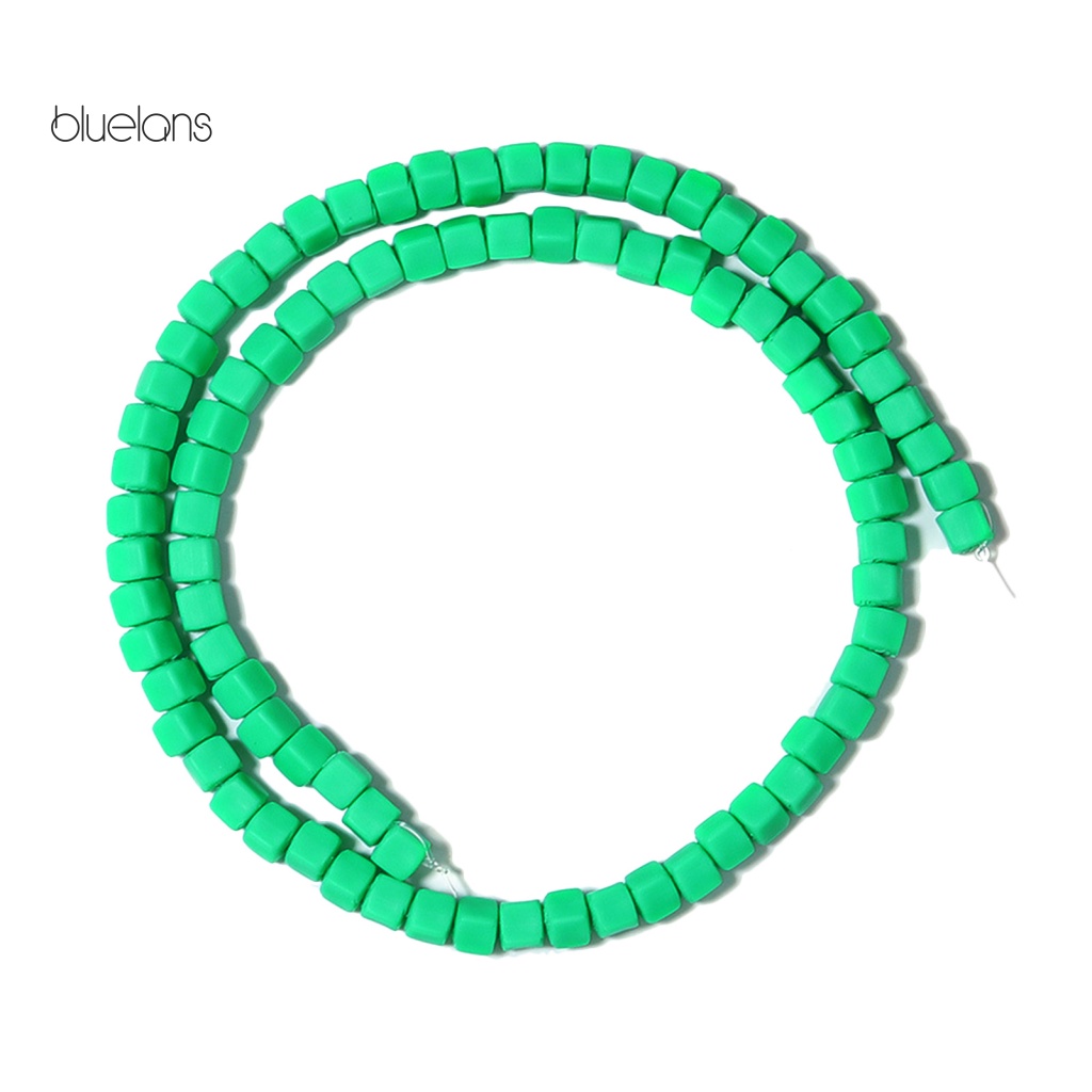 Hạt Đất Sét Mềm Tự Nhiên Hình Vuông Màu Kẹo Làm Trang Sức Cho Nữ