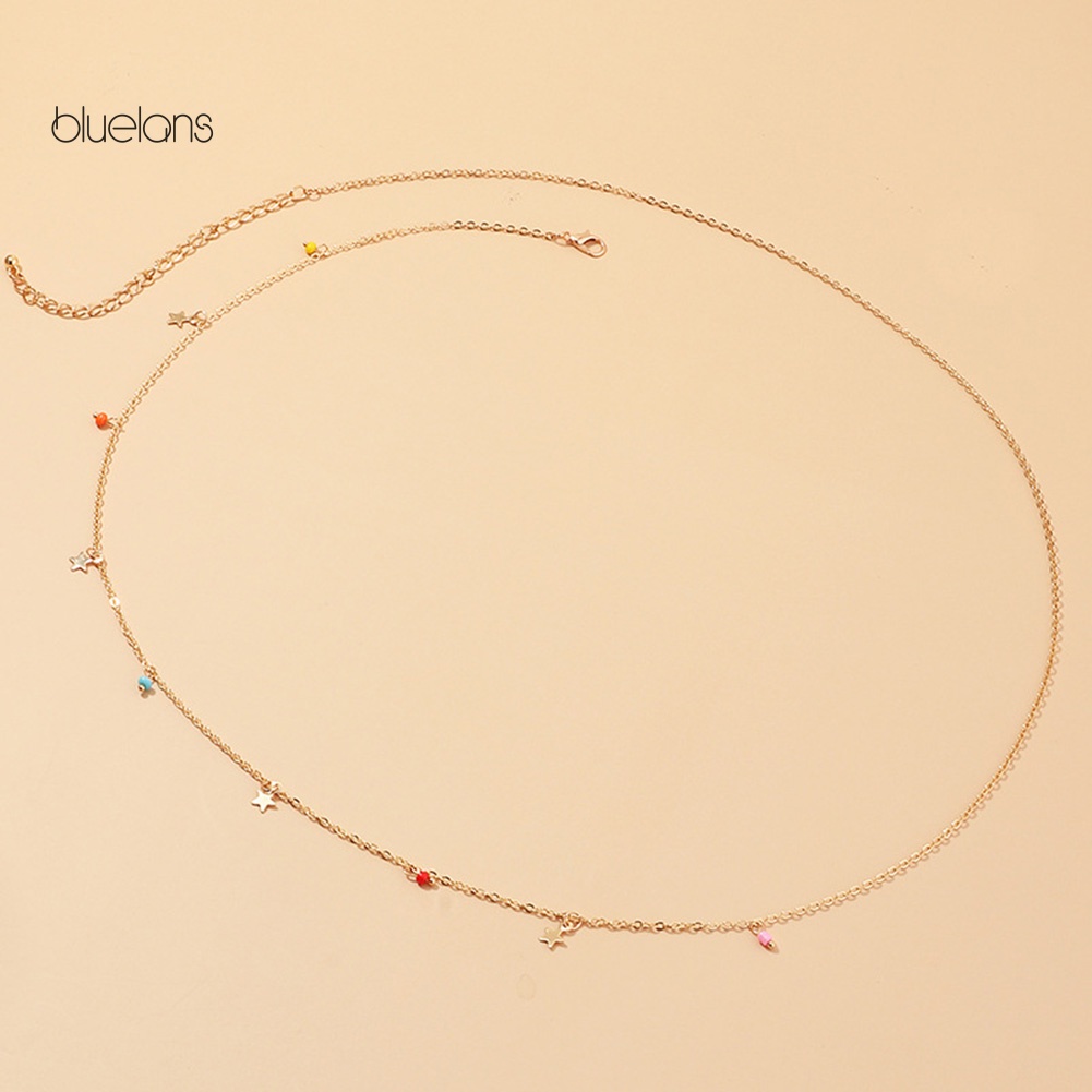 Thắt Lưng Chuỗi Hạt Hình Ngôi Sao Thời Trang Đi Biển Cho Nữ