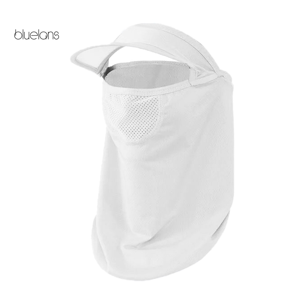 Bluelans Mũ Trùm Đầu Che Mắt Và Cổ Bằng Lụa Lạnh Thoáng Khí Chống Bụi Dùng Khi Đi Xe Đạp Mùa Hè