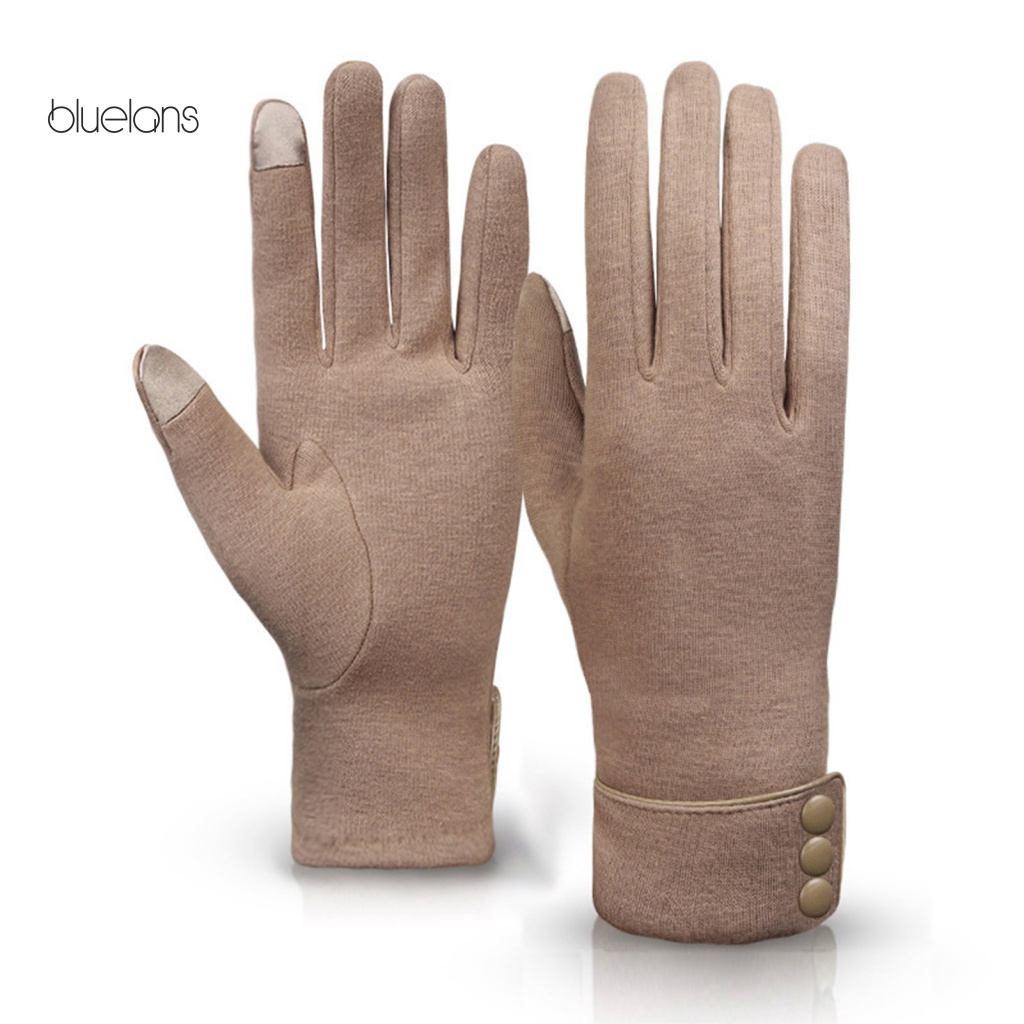 Găng Tay Nhung Giữ Ấm Mùa Đông Có Thể Chạm Màn Hình Cảm Ứng Dành Cho Nữ