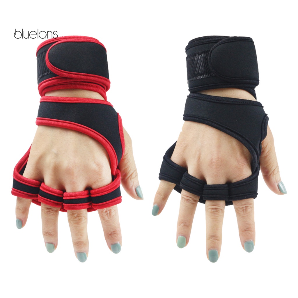 1 Đôi Găng Tay Thể Thao Hở Ngón Dễ Sử Dụng